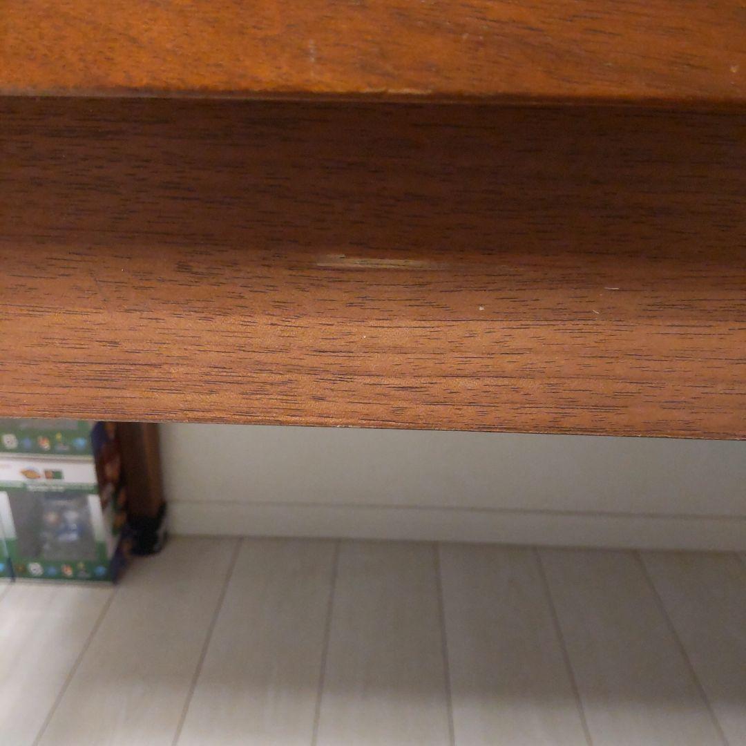 ダークブラウン 木製 ダイニングテーブル たのメル便発送 引き取りも可