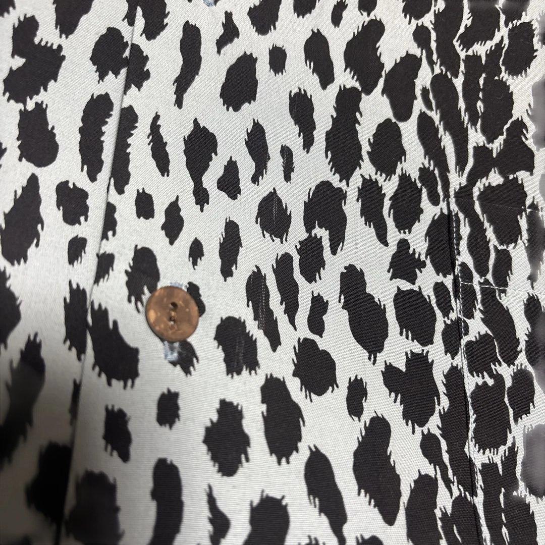 wackomaria ワコマリア レオパード ハワイアン シャツ ブルー M