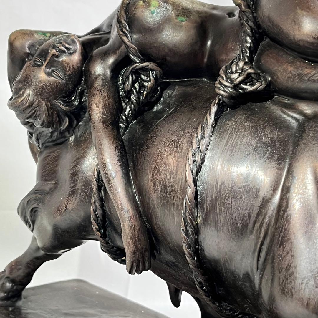 ブロンズ像 林良慶 ブロンズ エウロペの略奪 東京書芸館 約12Kg