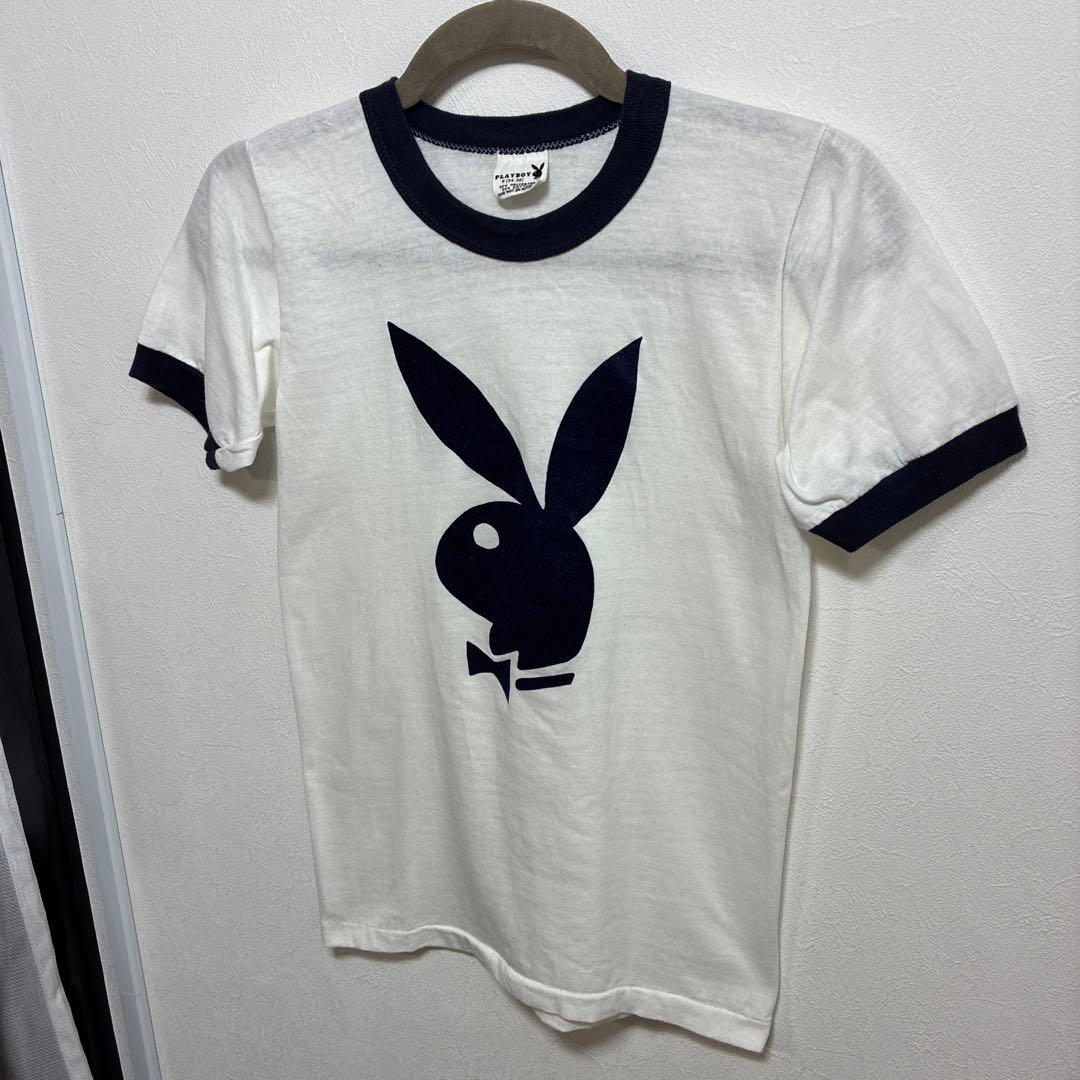 PLAY BOY ヴィンテージ リンガー Tシャツ 80s 70s US 古着