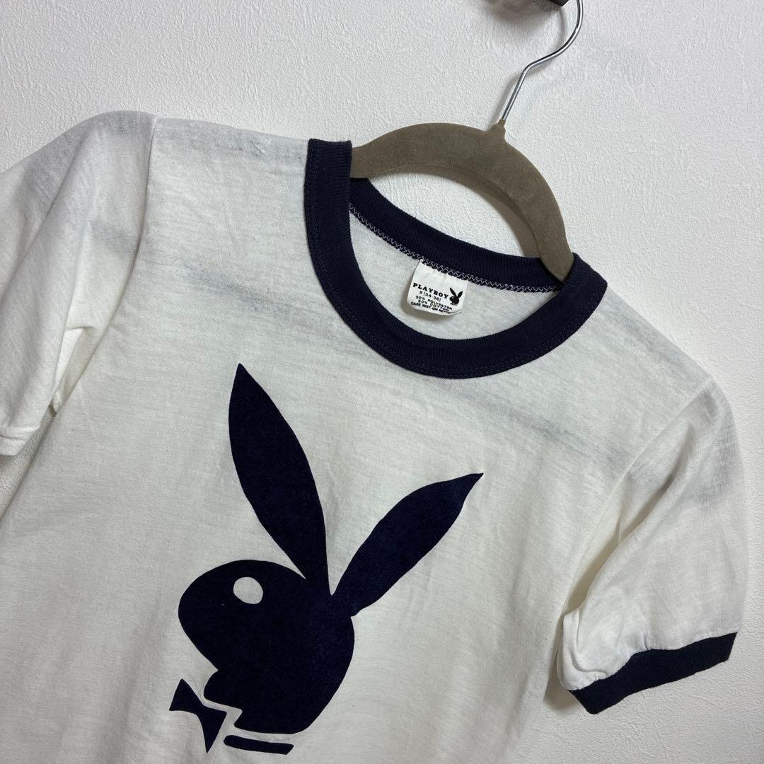 PLAY BOY ヴィンテージ リンガー Tシャツ 80s 70s US 古着