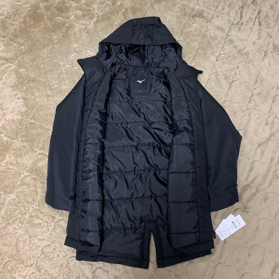 ミズノ公式 ブレスサーモ中綿 ミドル丈コート 32MEC65009