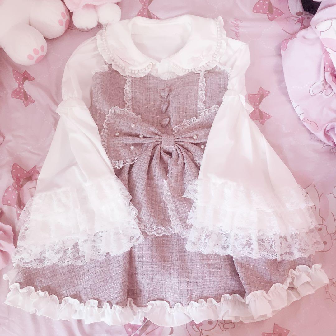 Ank Rouge キラキラツイードお姫様ワンピース