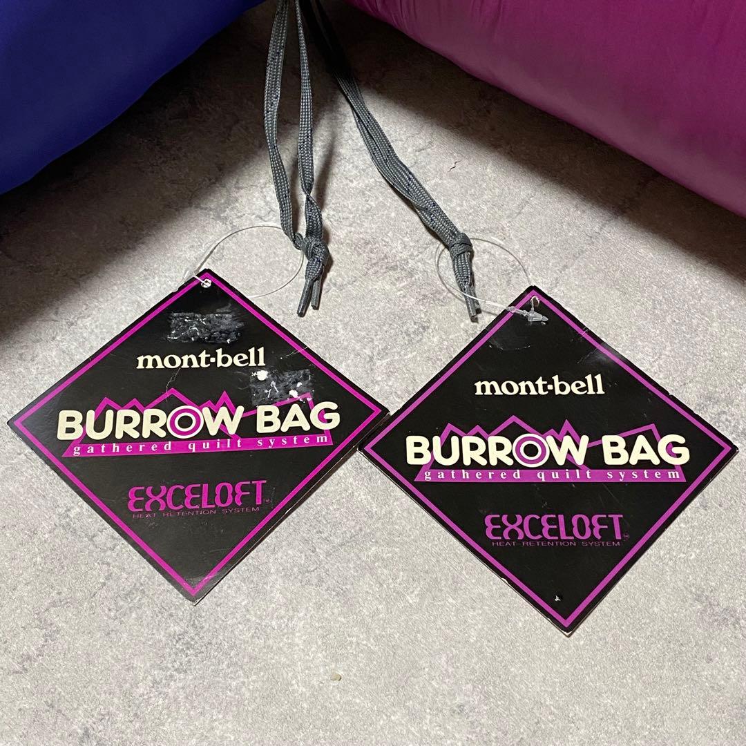 mont-bell 寝袋 タグ付き 未使用 キャンプ バロウバッグ モンベル