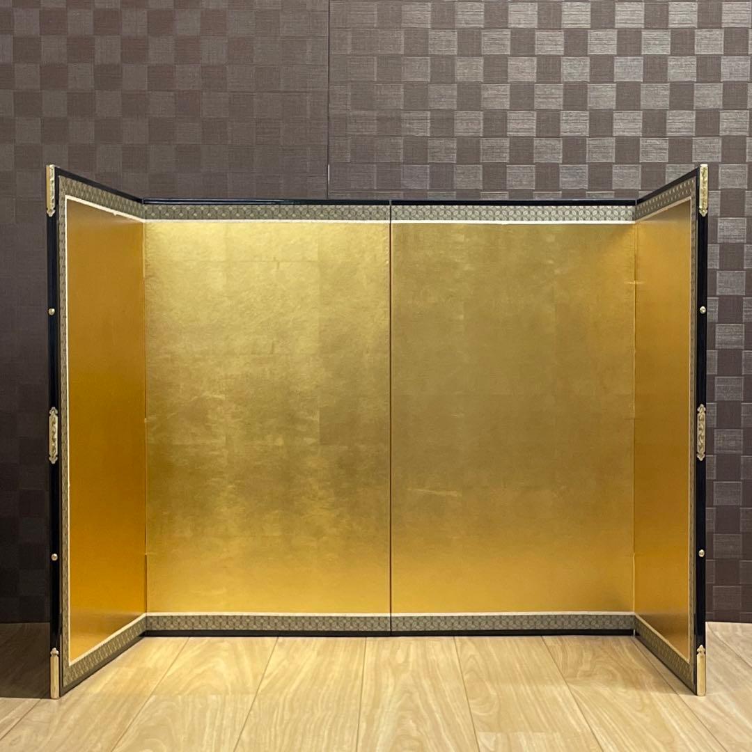 端午の節句　金屏風