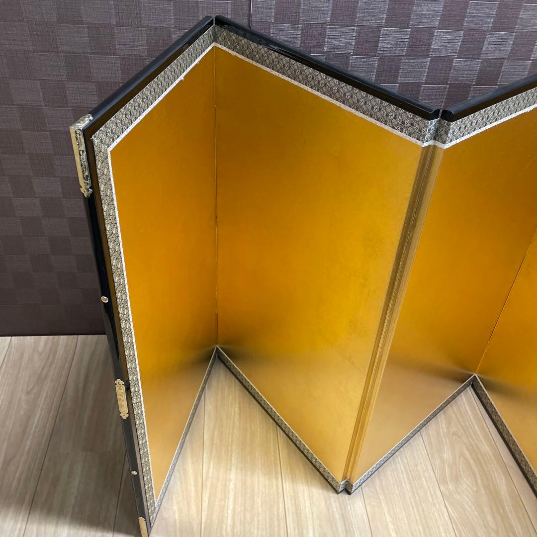 端午の節句　金屏風