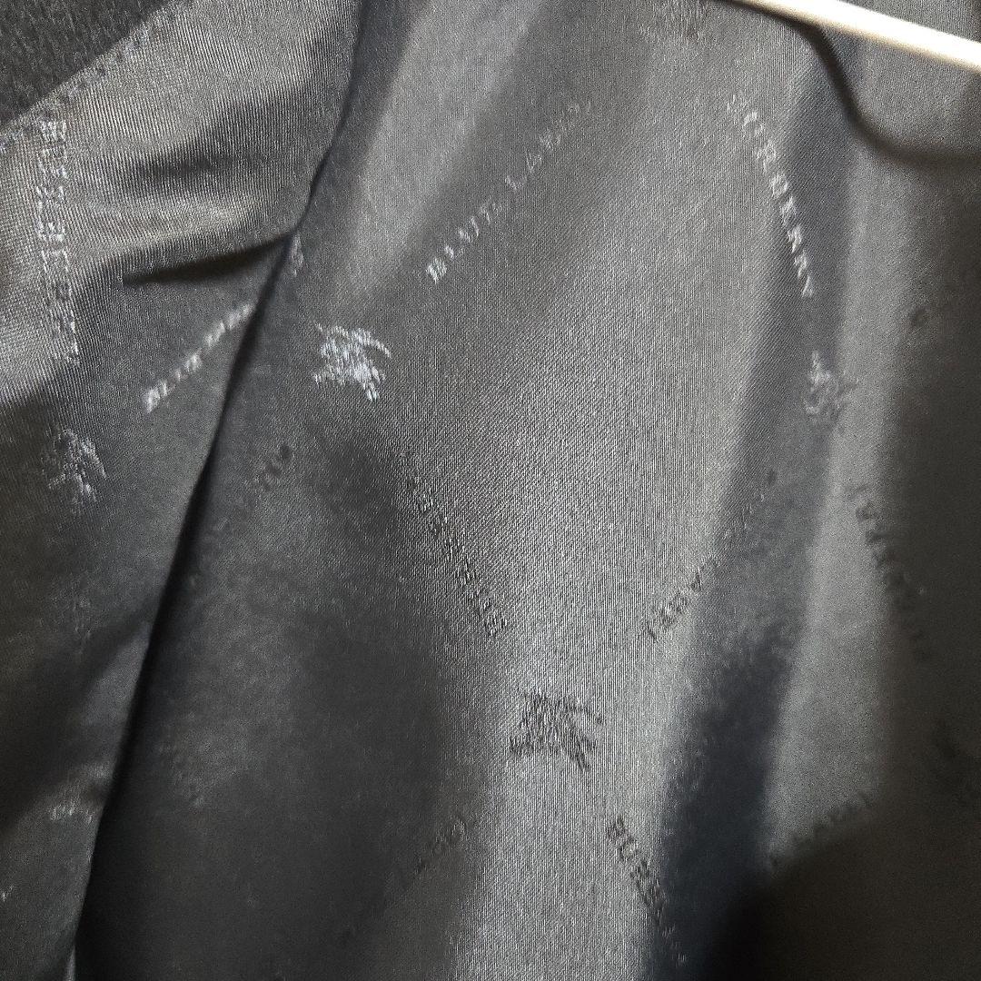 バーバリーブルーレーベル ウールコート ジャケット モノグラム 黒　M