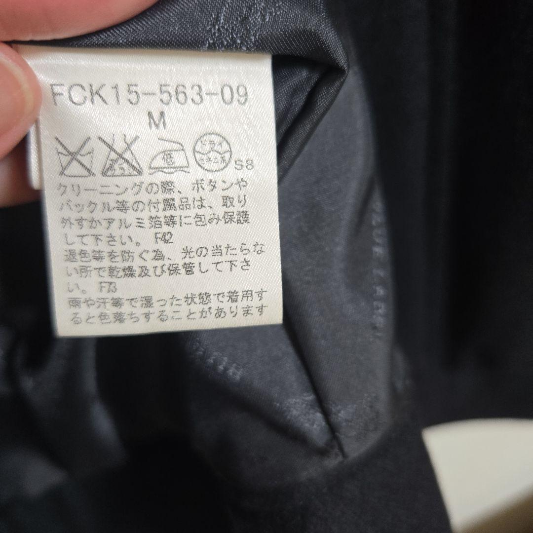 バーバリーブルーレーベル ウールコート ジャケット モノグラム 黒　M