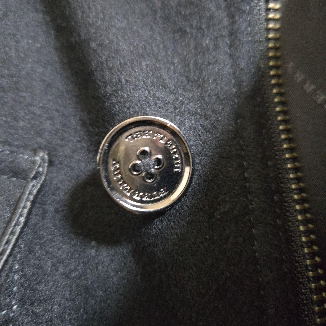 バーバリーブルーレーベル ウールコート ジャケット モノグラム 黒　M