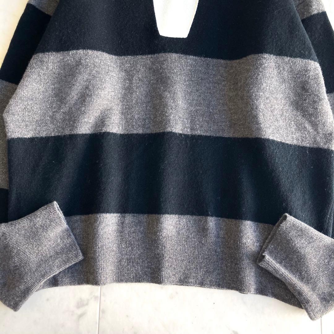 ドゥーズィエムクラス Ivy Style ラグビー ニットプルオーバー