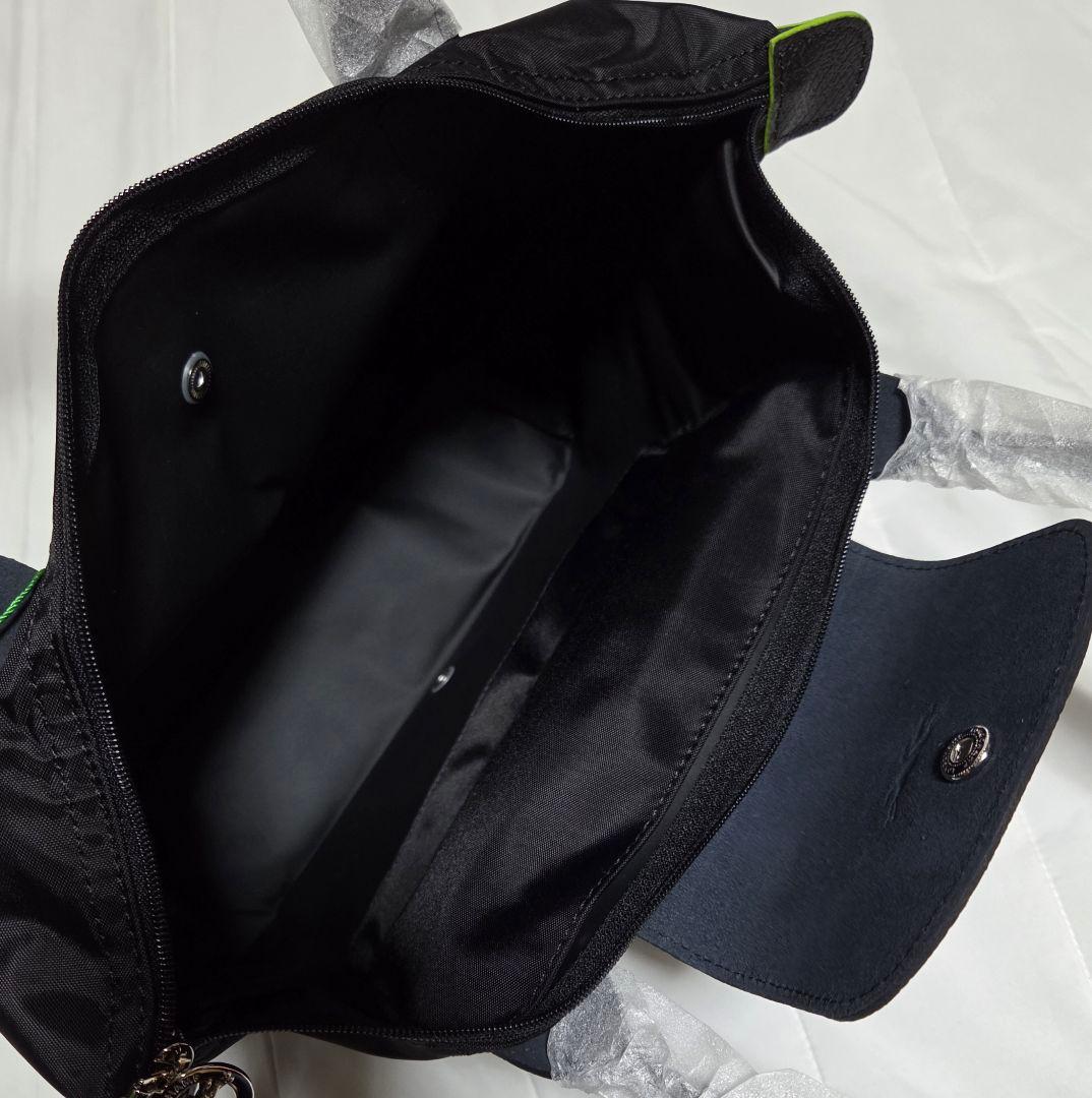 【新品】LONGCHAMP ル プリアージュ トートバッグ M ブラック黒刺繍