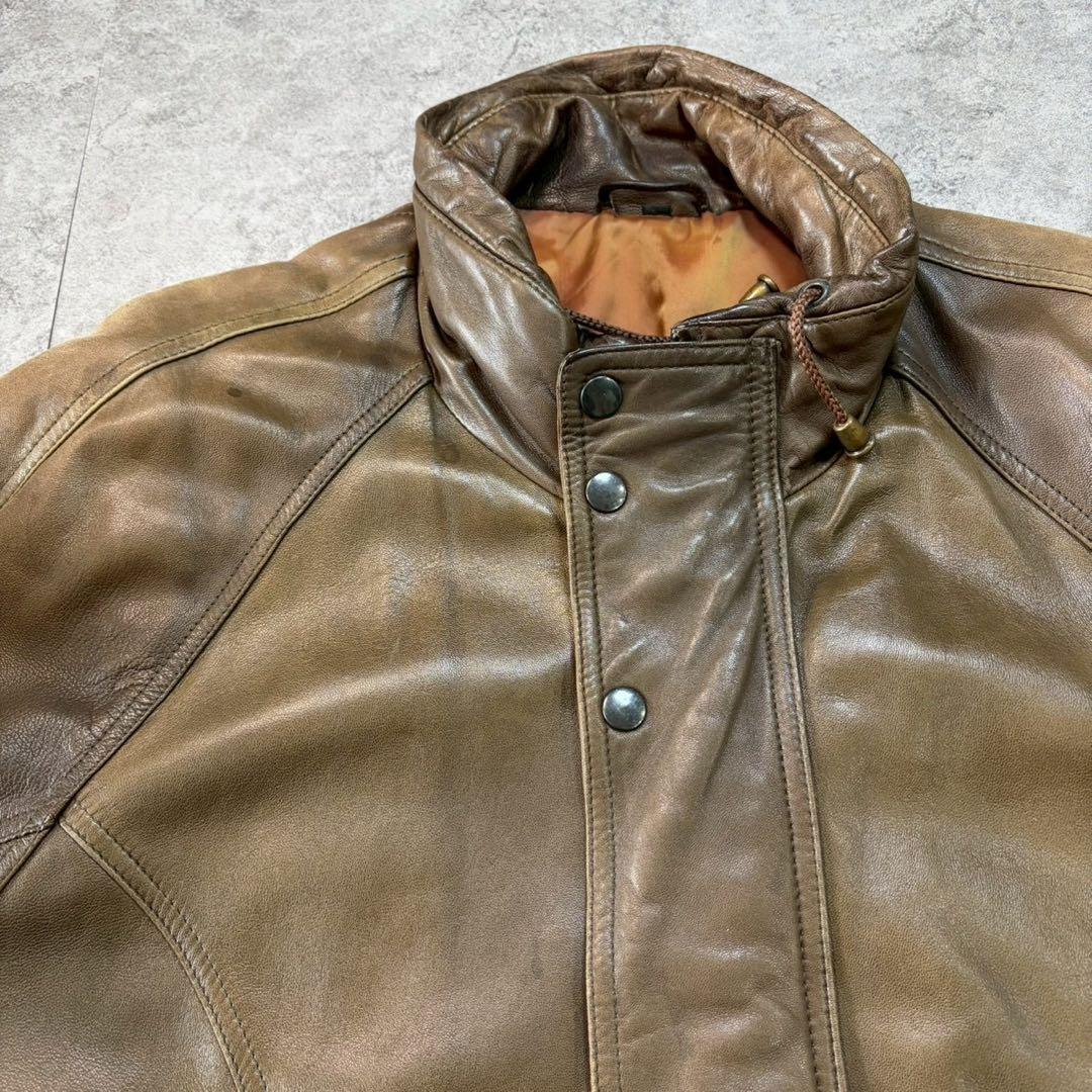 90s【archive】A2/leather flight jacket/Y2K