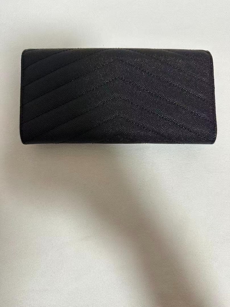 美品 Saint Laurent ブラック ロング財布