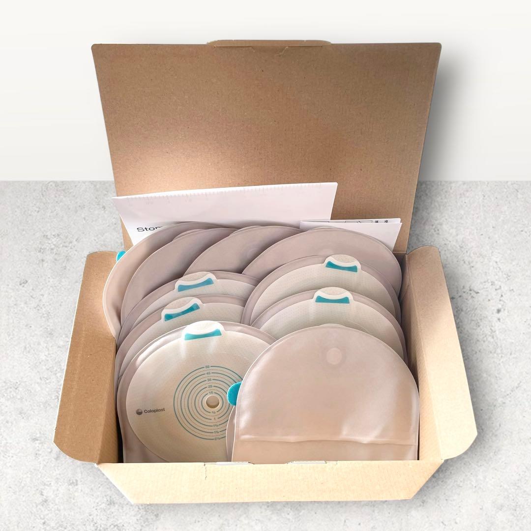 センシュラミオ1 コロプラスト 不透明 ストーマ パウチ ストマ 2セット