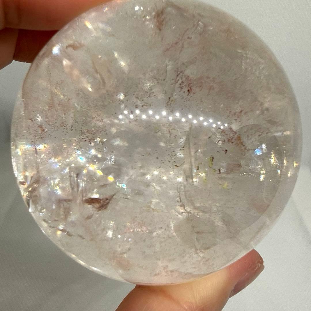 天然石　ピンクアゼツライト　スフィア　【ランダム台座セット】