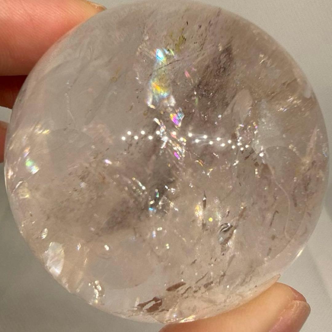 天然石　ピンクアゼツライト　スフィア　【ランダム台座セット】