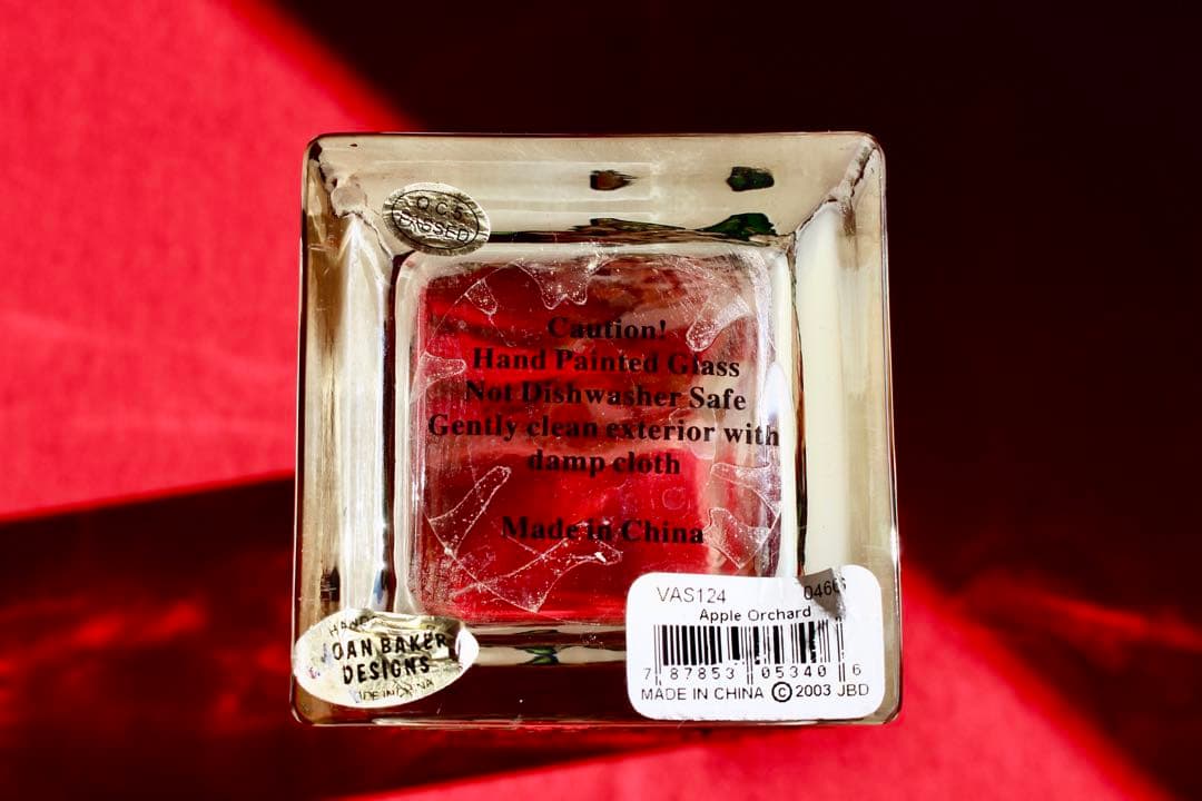 ガラスコレクション【Joan Baker ステンドグラス調 花瓶】