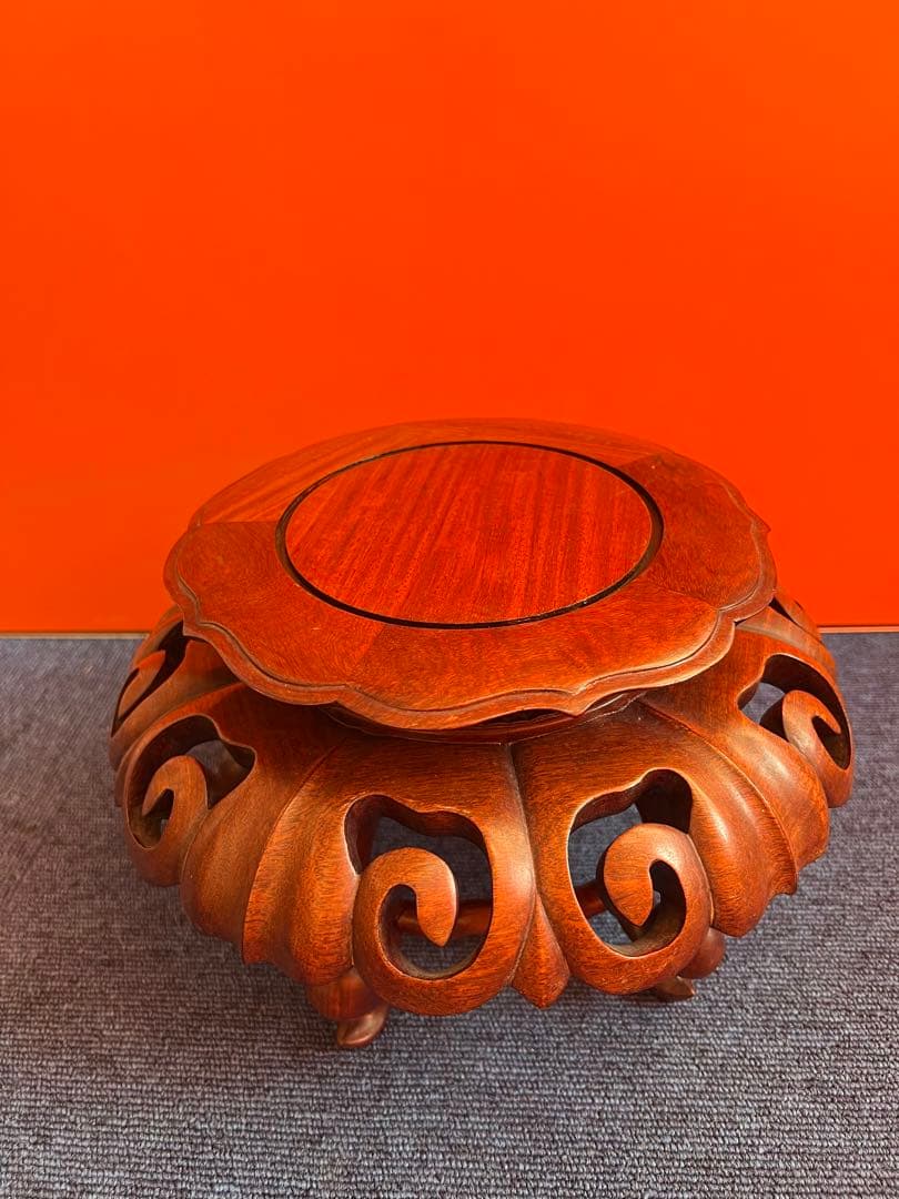 1049 唐木　花台　美品