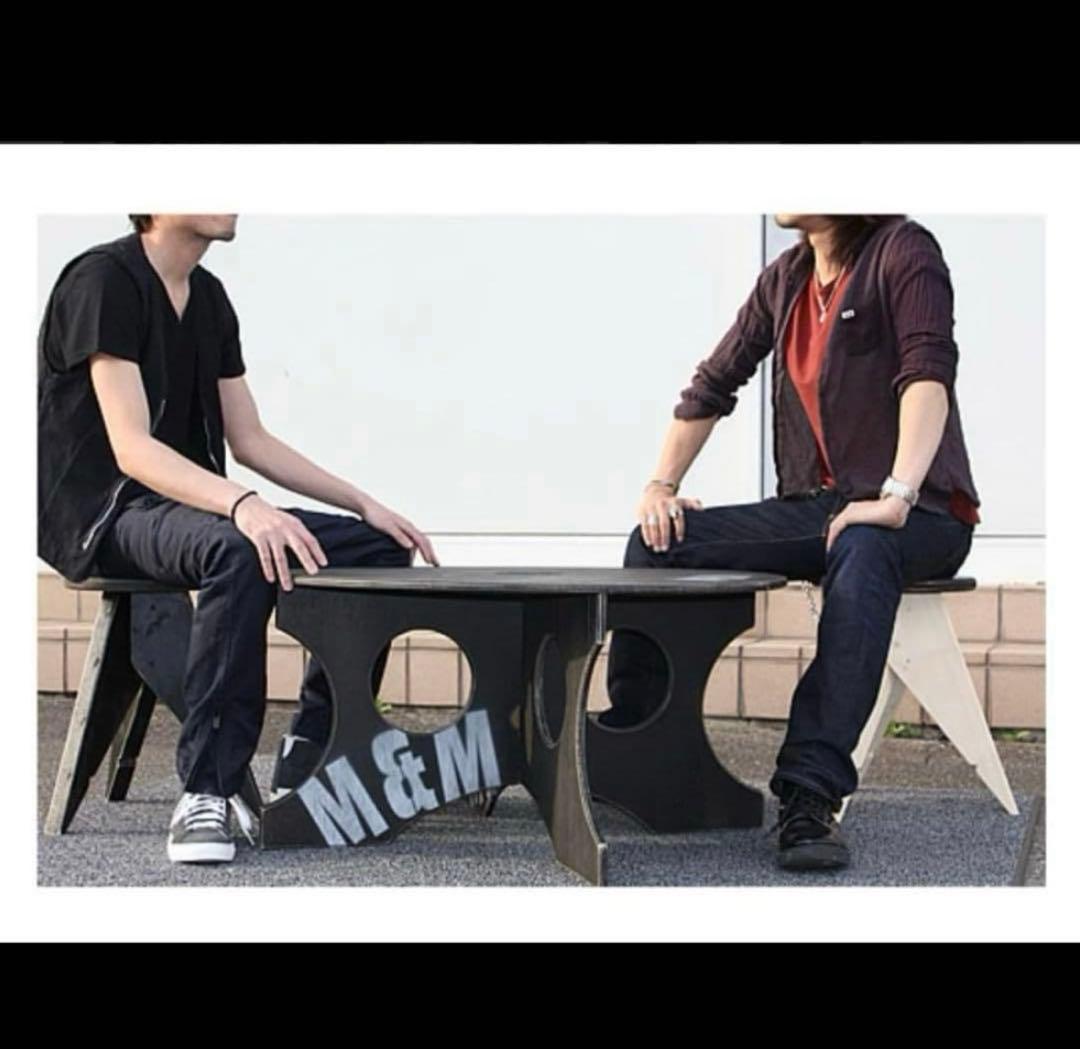 【sz...さま専用‼️】M&M カスタムパフォーマンス ロゴ入り ローテーブル