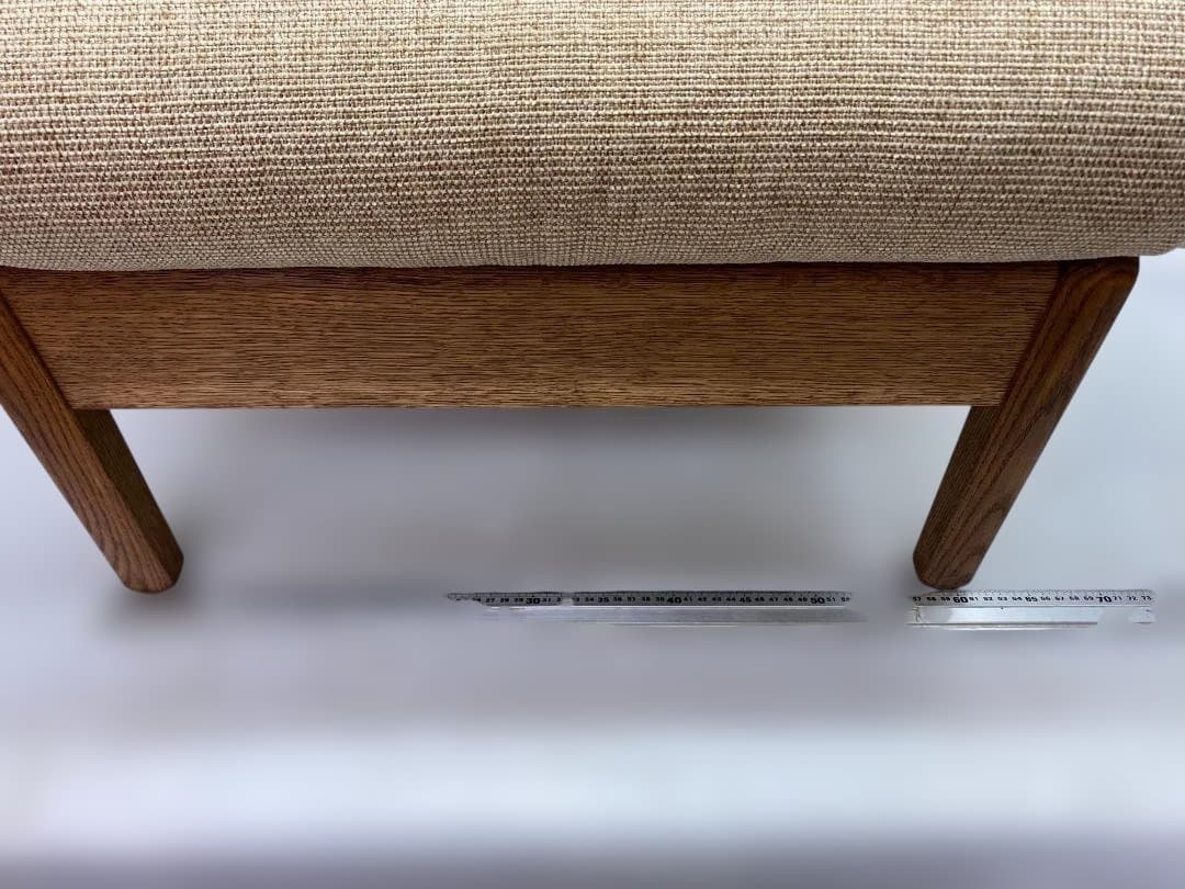 美品　飛騨産業　TR103S 　オットマン　　12c136