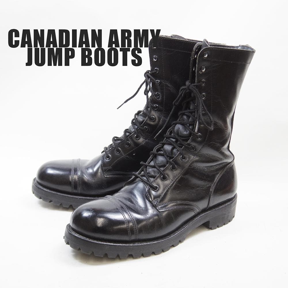 28cm　カナダ軍　ジャンプブーツ　コンバットブーツ　ビブラムソールP4224