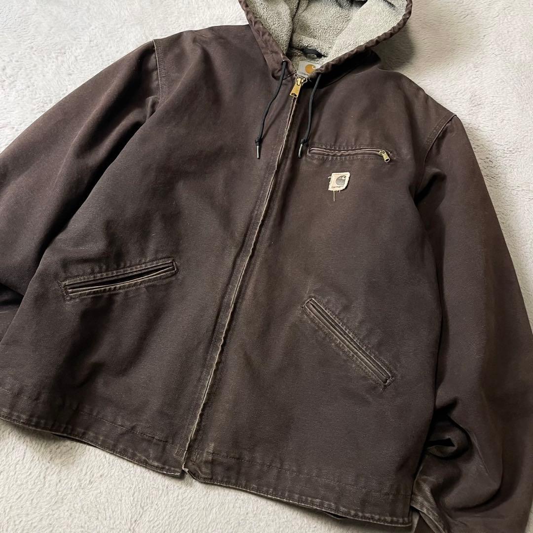 ★神フェード★カーハート シエラジャケット ブラウン XL メキシコ製 古着