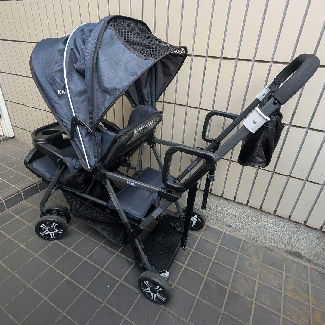 【りり】KATOJI　ベビーカー　二人でゴー