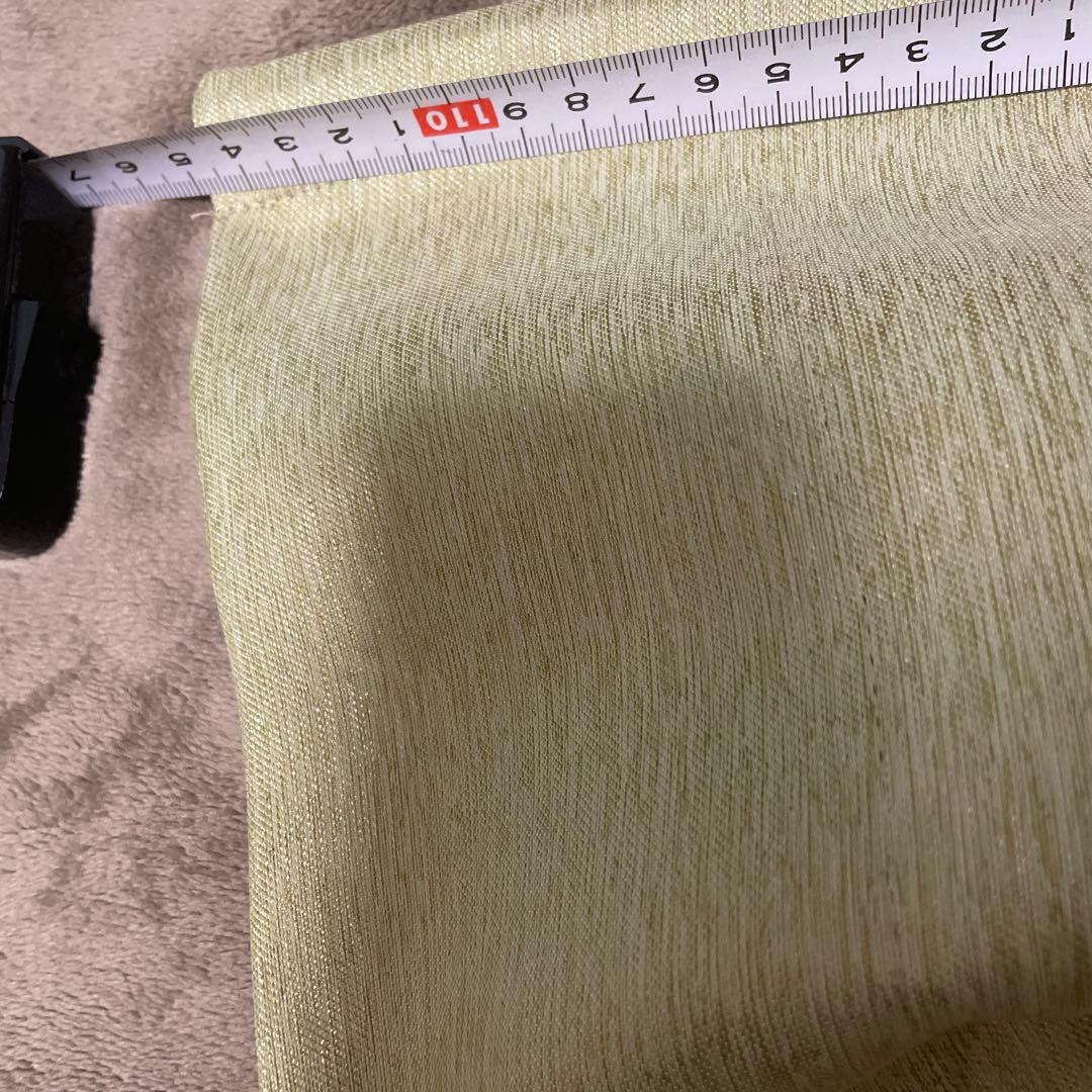 若草色　丸洗い可能⭐️KEYUKA形状記憶遮光カーテン