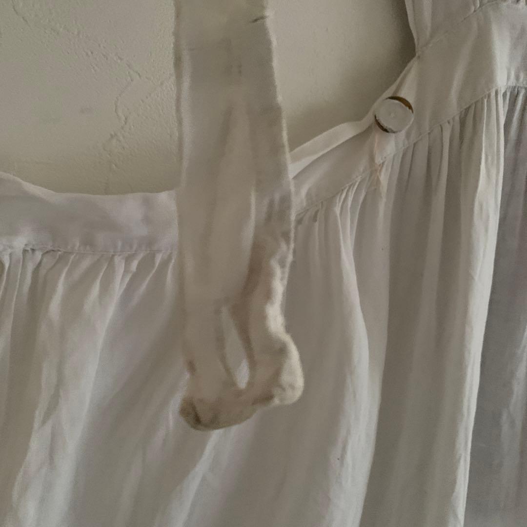 フランス購入　アンティーク　エプロン