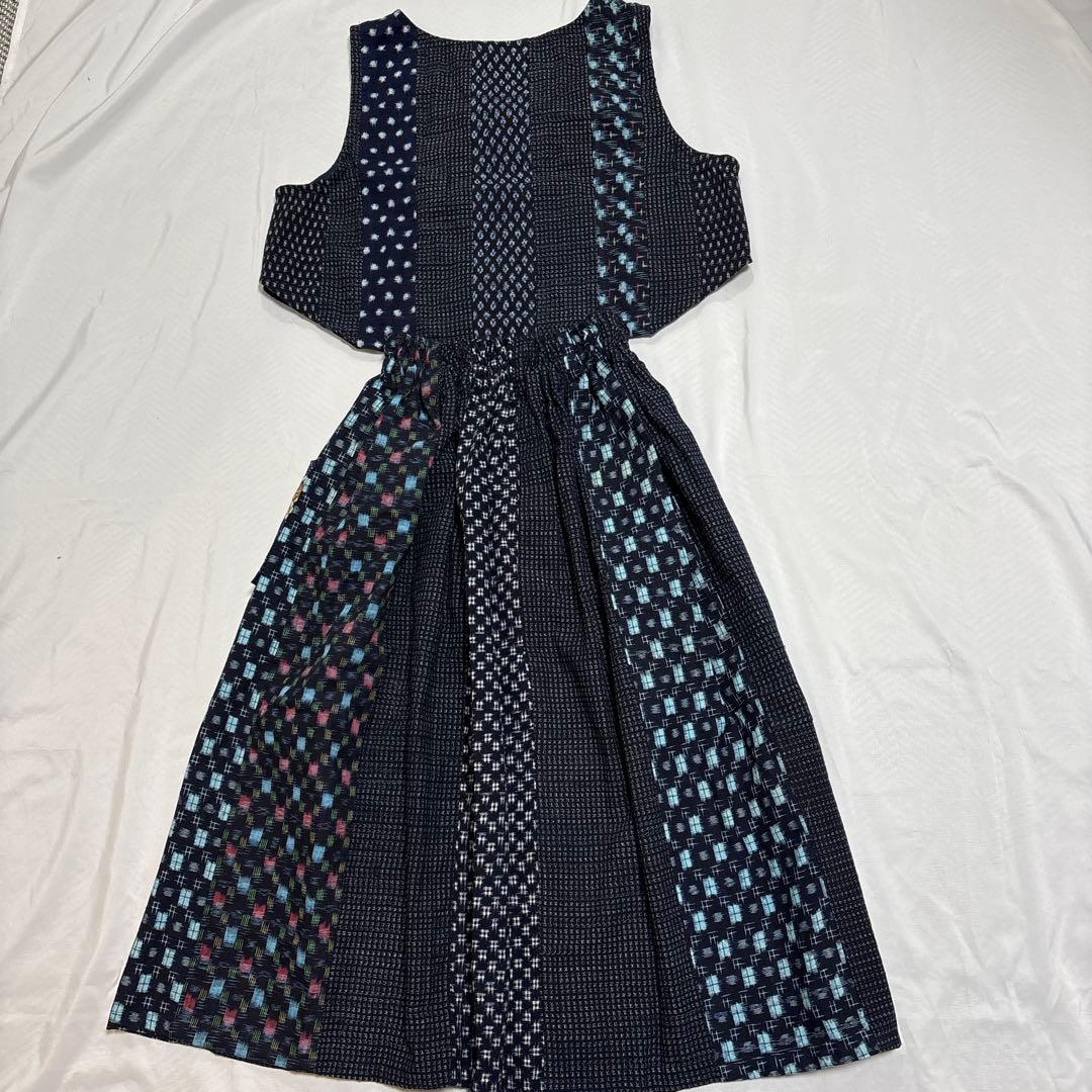 絣ベストスカート