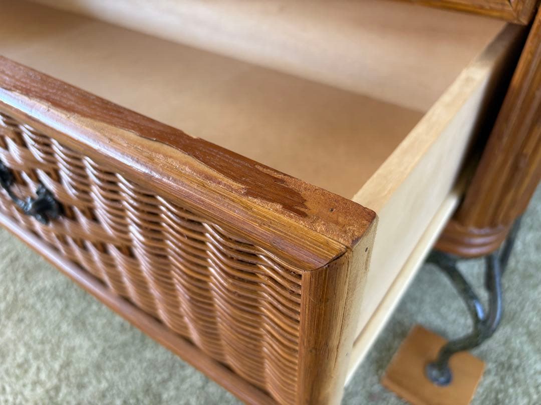 ヴィンテージ・ラタン製チェスト AIR RHIZOME エア・リゾーム