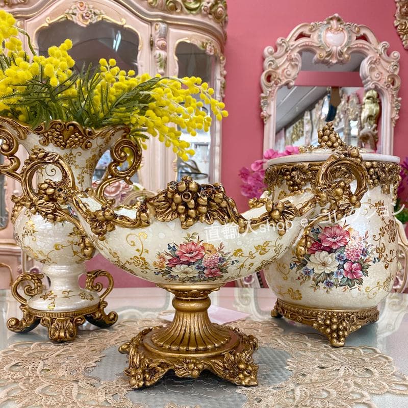 シノワズリ3点セット　専用ページです。薔薇雑貨 おしゃれ ロココ ギフト ローズ