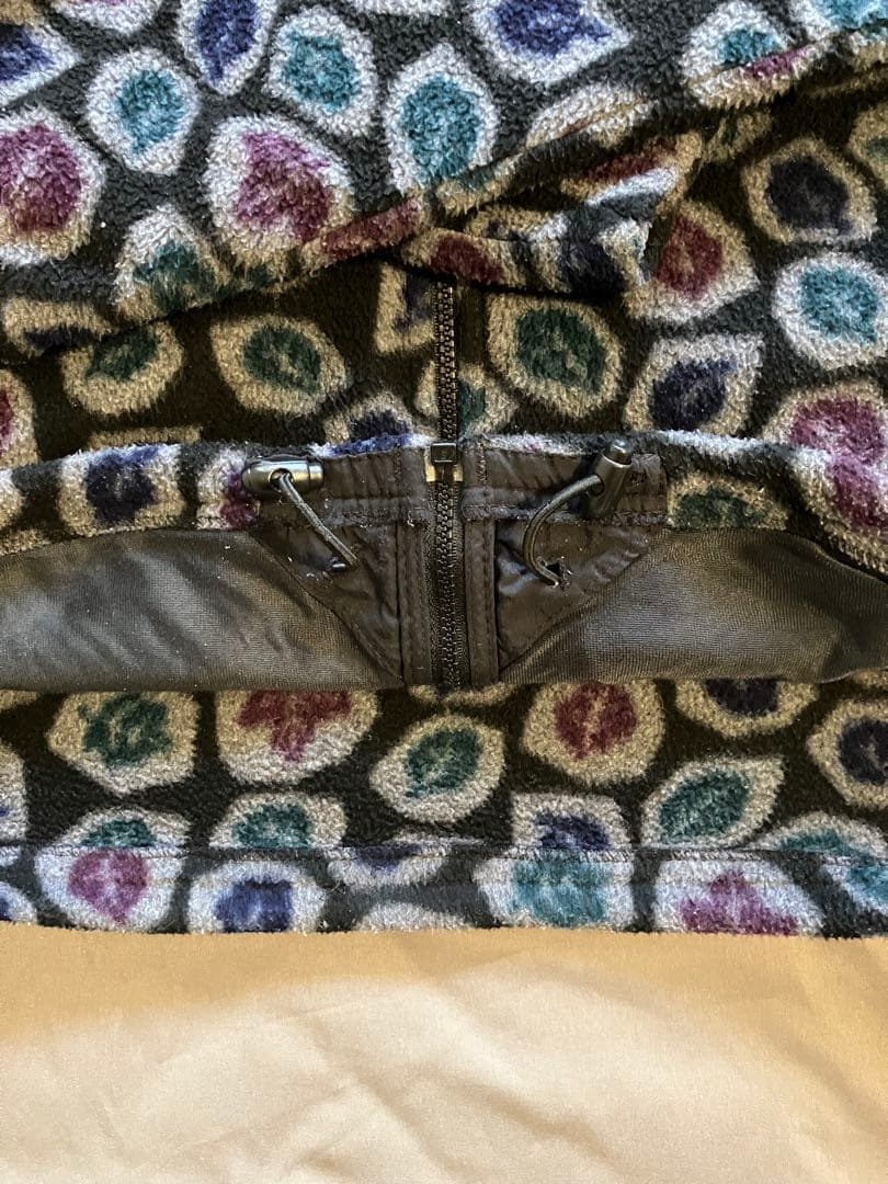 レア　90s lands end 総柄フリース