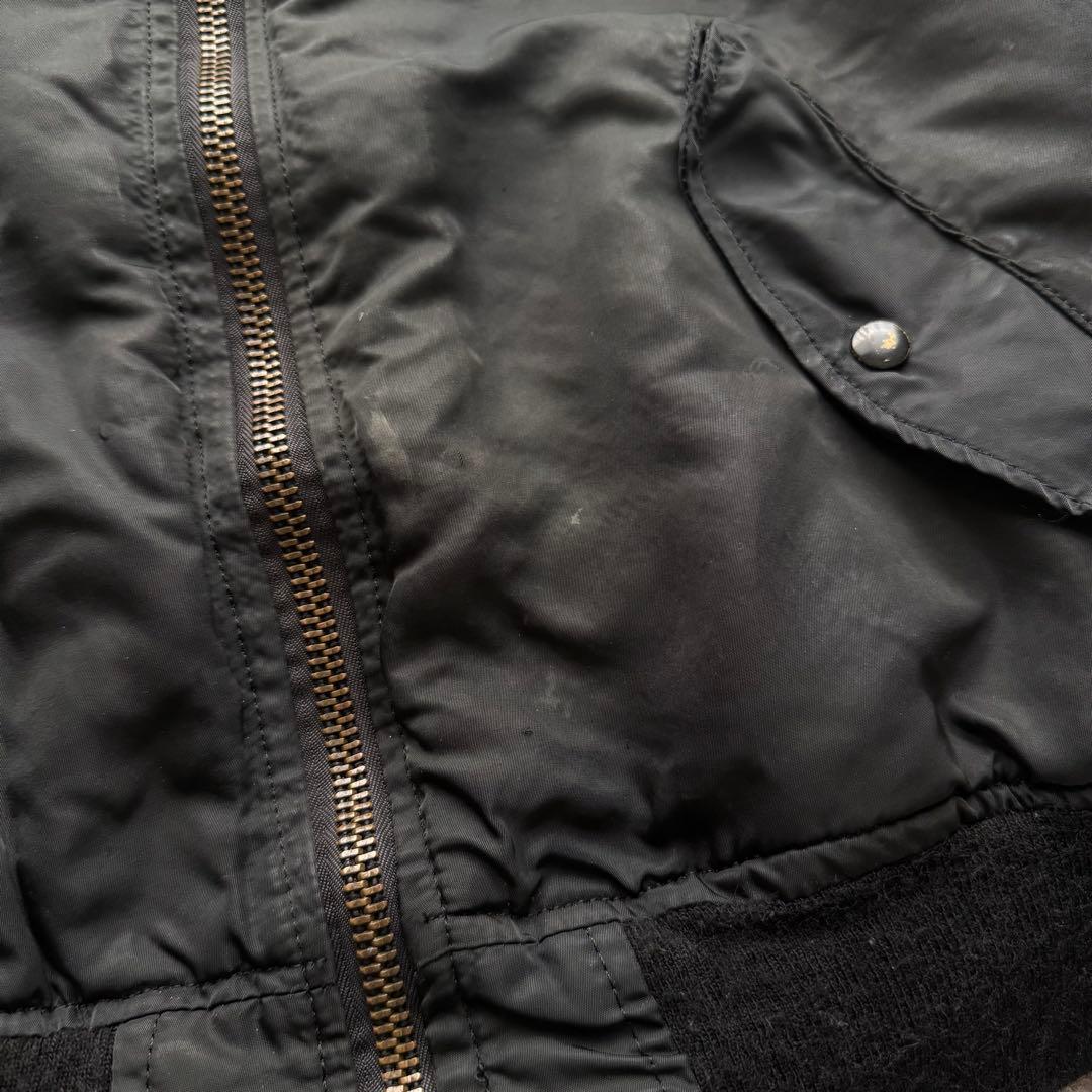 USA製　MA-1 ボンバージャケット　短丈　リバーシブル　ヴィンテージ