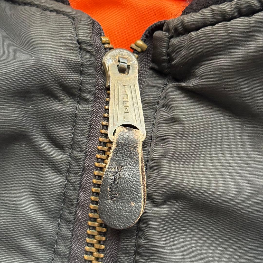 USA製　MA-1 ボンバージャケット　短丈　リバーシブル　ヴィンテージ