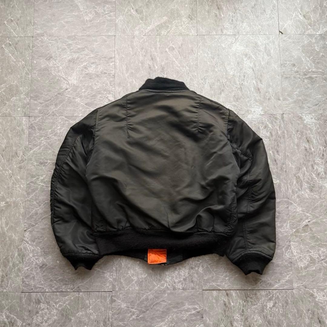 USA製　MA-1 ボンバージャケット　短丈　リバーシブル　ヴィンテージ