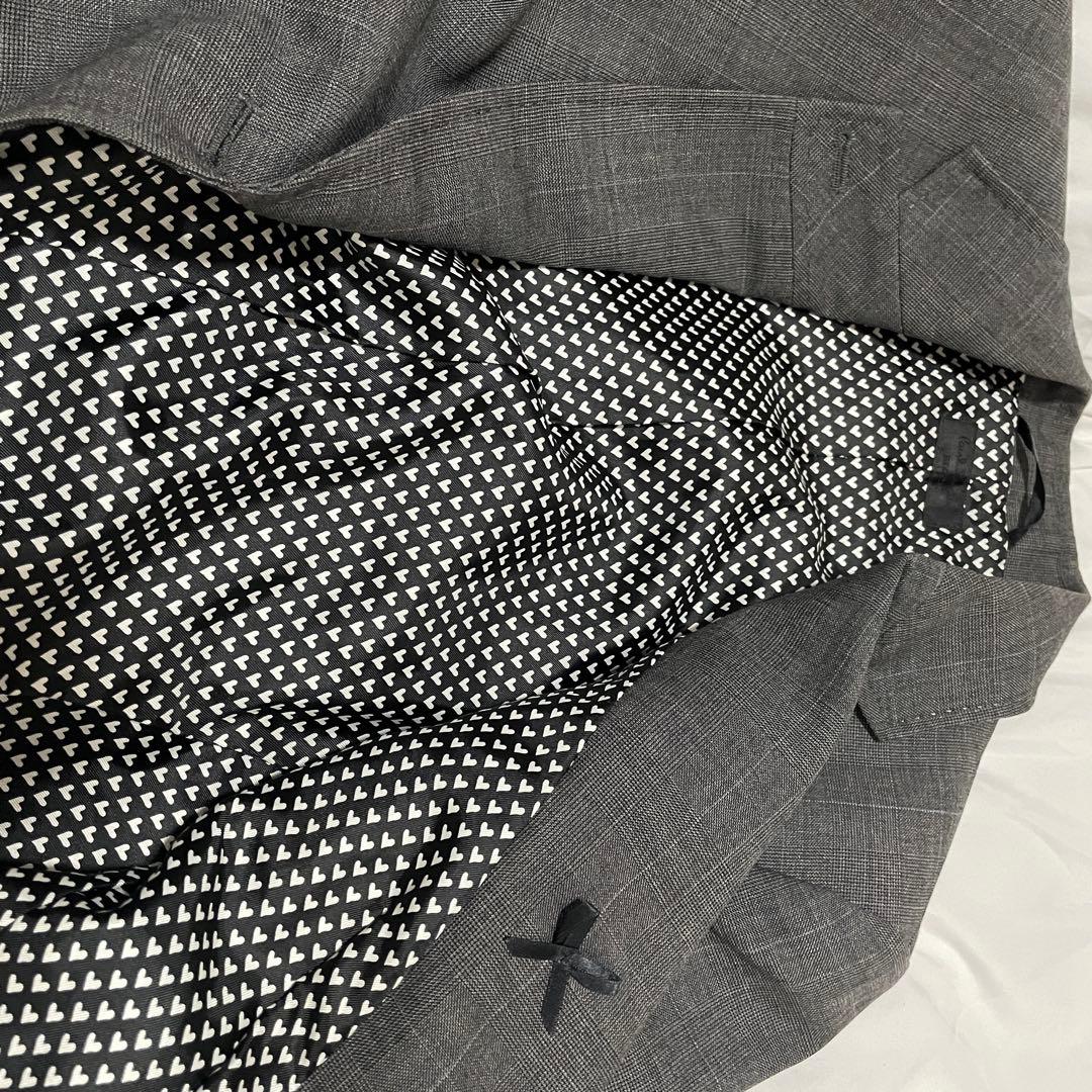 Kuma 様　ポールスミス　ブラック　パンツスーツ　グレンチェック　ハート裏地