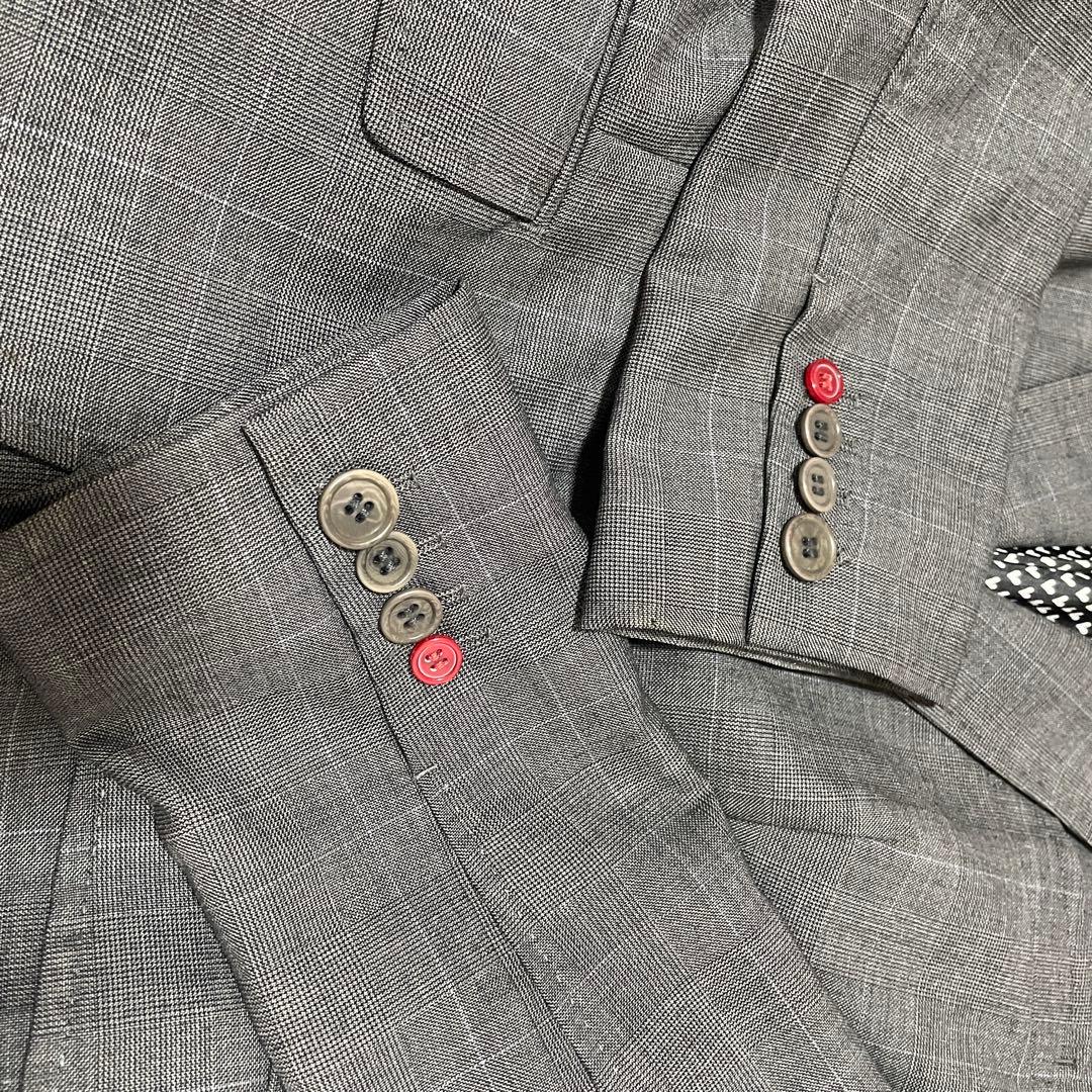 Kuma 様　ポールスミス　ブラック　パンツスーツ　グレンチェック　ハート裏地