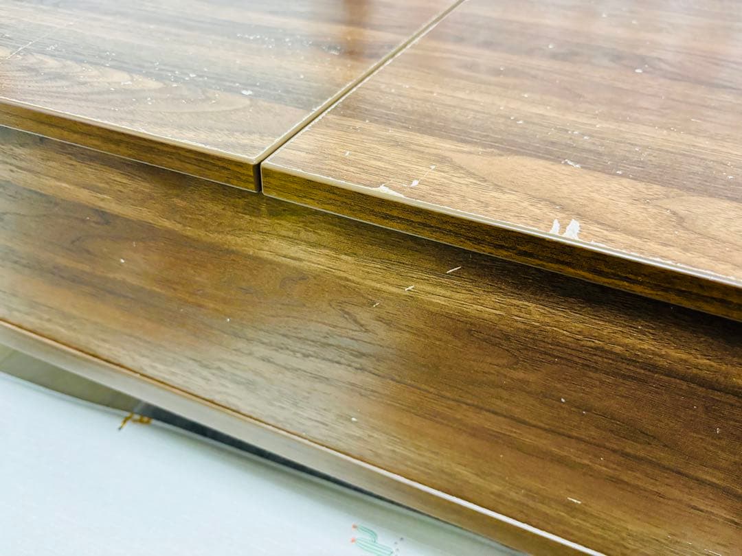 ニトリ　センターテーブル（リフティ100）リフトアップ昇降式収納付き