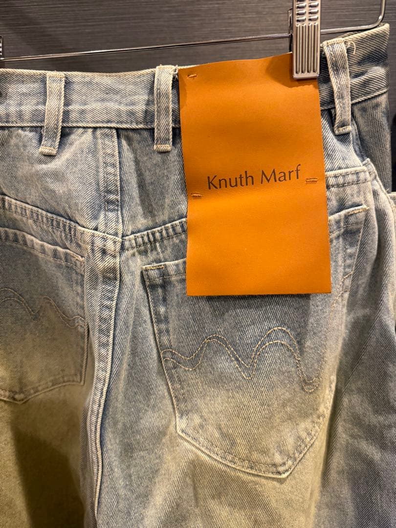 ★試着のみ★knuth marf ダメージデニム xs