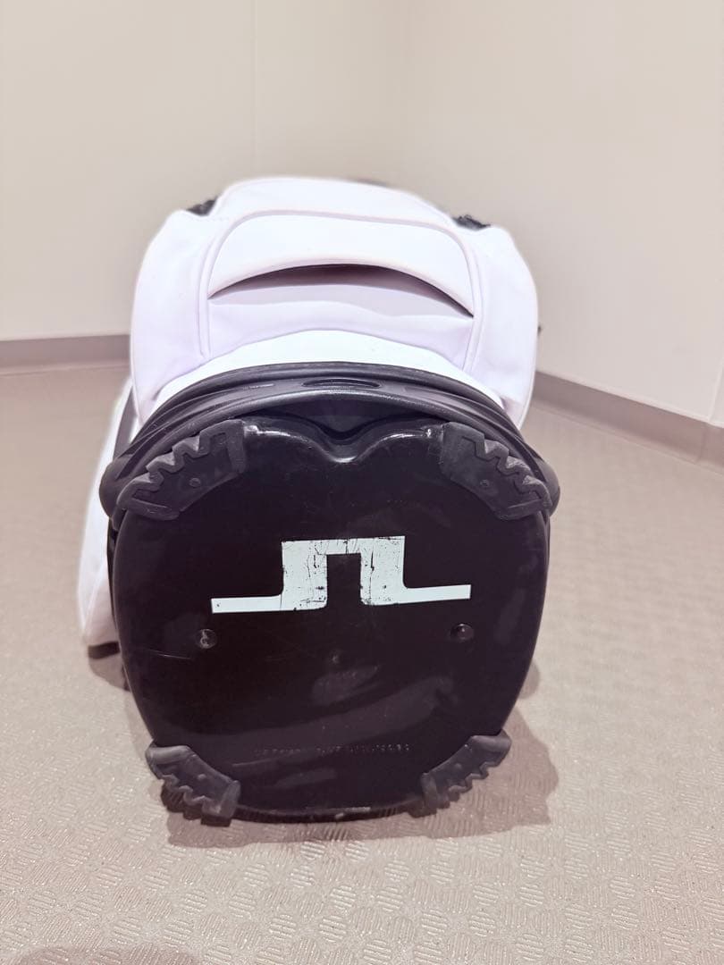 【美品】Vessel × J.Lindebergホワイトキャディバッグ　9型