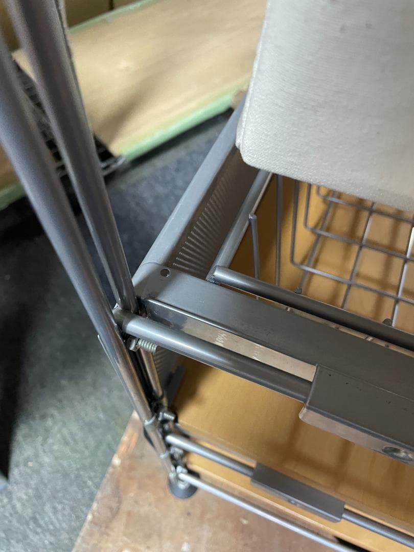 Y♢884 無印良品 スチールユニットシェルフ オーク材 棚セットワイド小