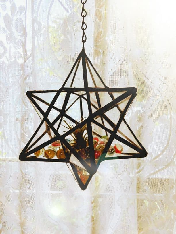 ステンドグラス製　星のテラリウム(小)