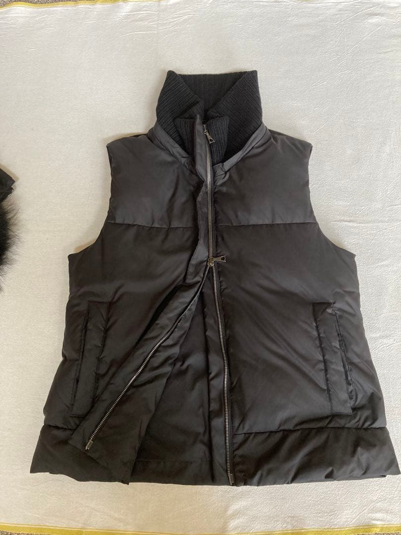 セオリー 3WAY ダウンベスト 黒　美品