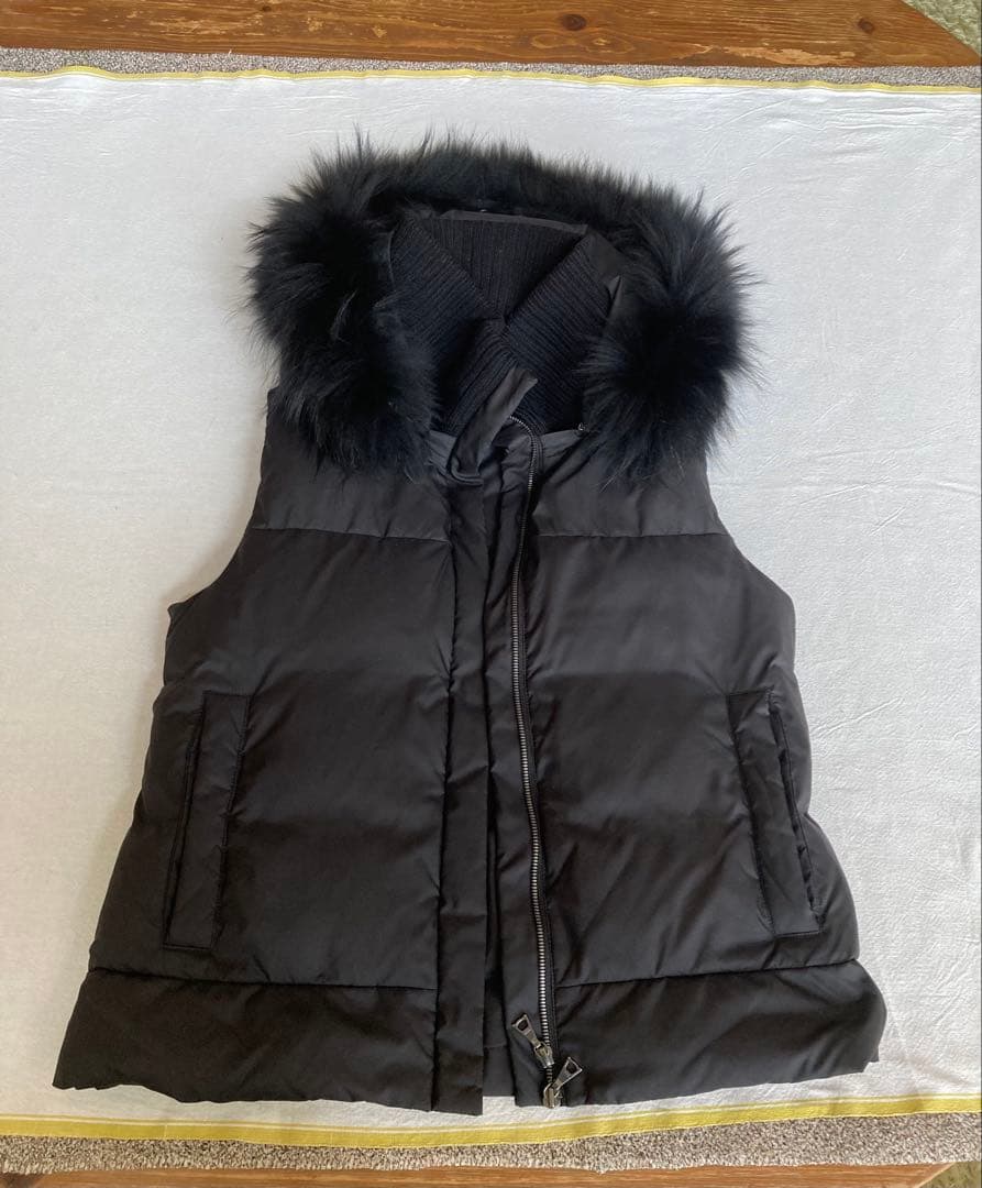 セオリー 3WAY ダウンベスト 黒　美品