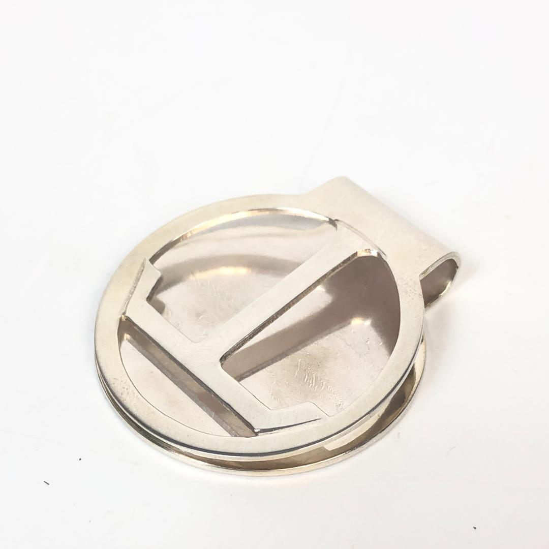 10F480 ティファニー T イニシャル マネークリップ シルバー925 銀