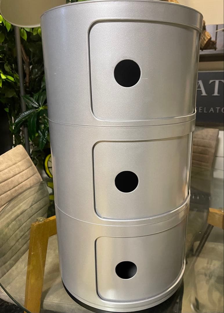 Kartell COMPONIBILI カルテル コンポニビリ 3 シルバー 棚