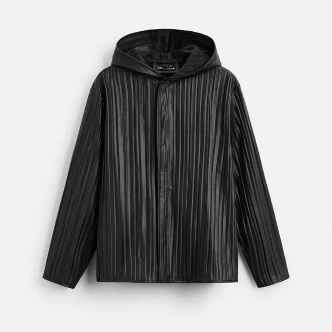 ⭐️最終お値下げ⭐️ ZARA プリーツフェイクレザージャケット&パンツ セット