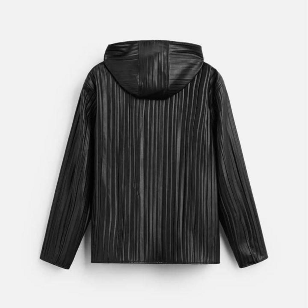 ⭐️最終お値下げ⭐️ ZARA プリーツフェイクレザージャケット&パンツ セット