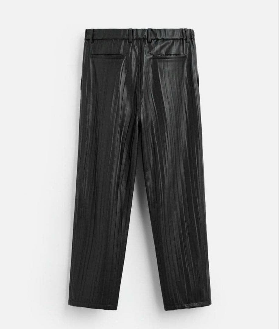 ⭐️最終お値下げ⭐️ ZARA プリーツフェイクレザージャケット&パンツ セット